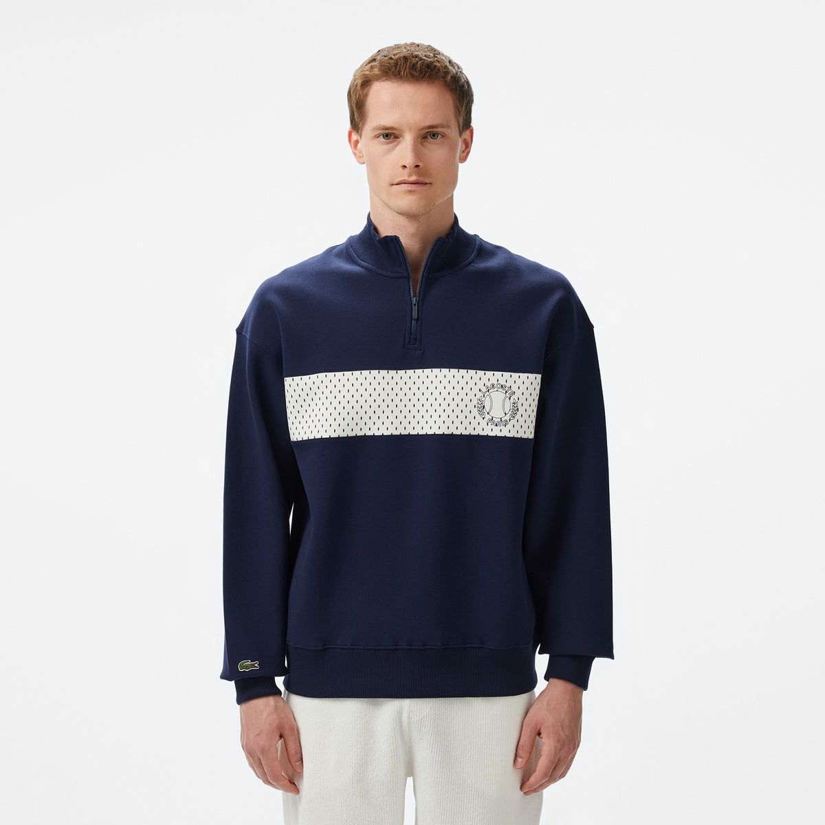 Lacoste Paris Half Zip Muška Dukserica