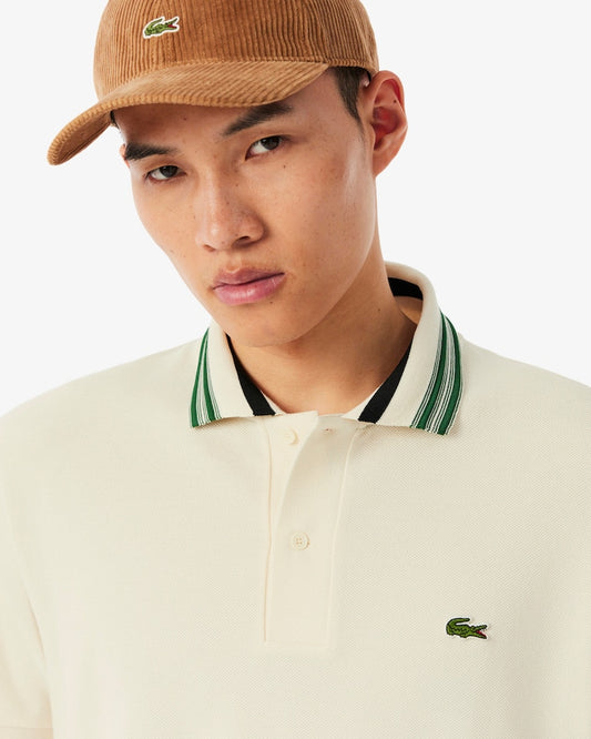 Lacoste "Made in France" muška polo majica sa prugastom kragnom