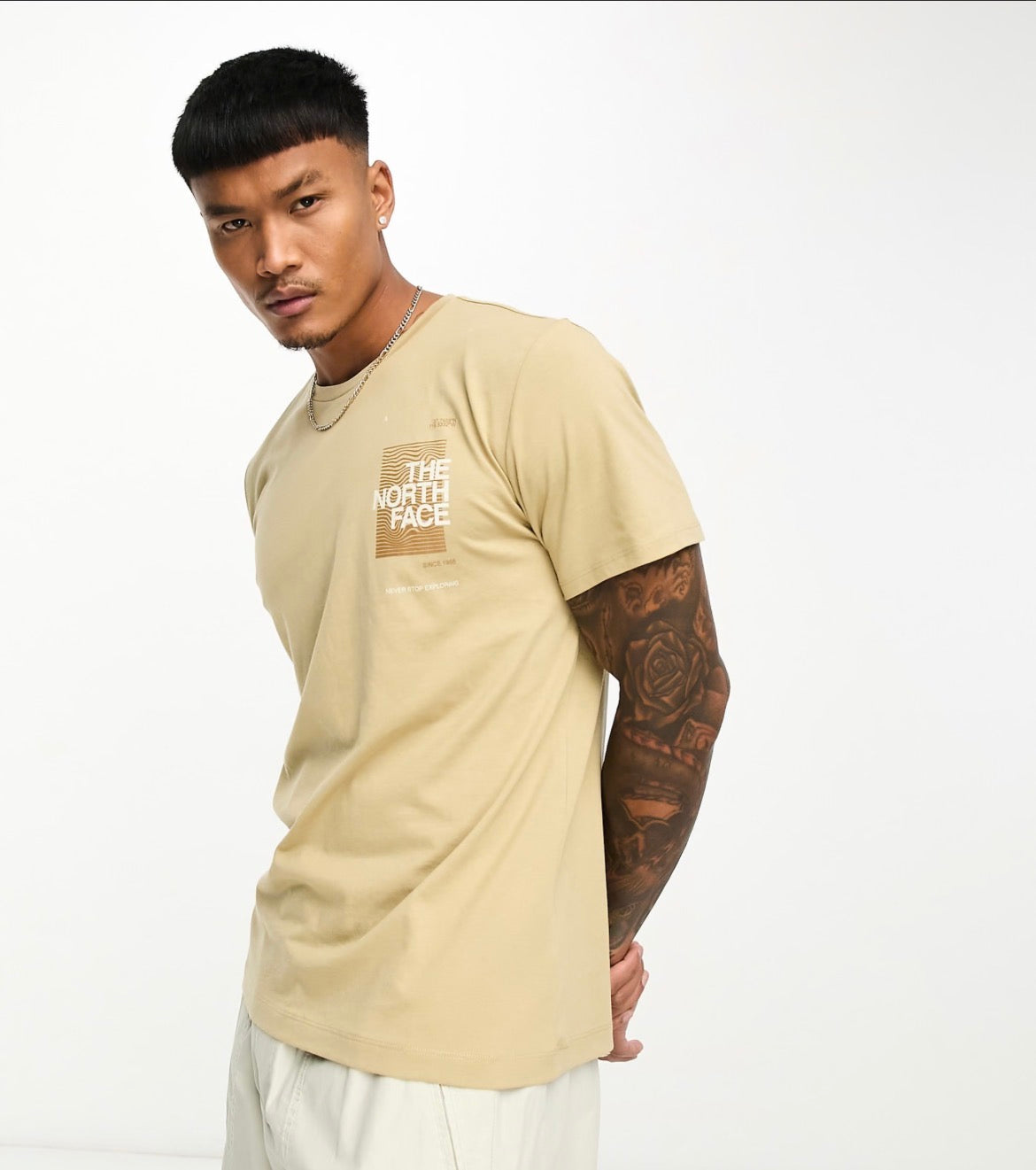 The North Face Label-Print Muška Majica