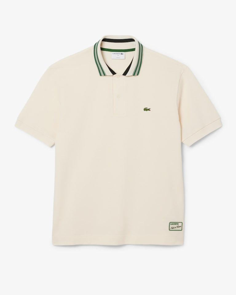 Lacoste "Made in France" muška polo majica sa prugastom kragnom